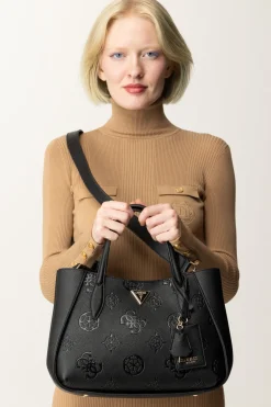 Guess Borsa a Mano Keandra con TracollaBLACK LOGO