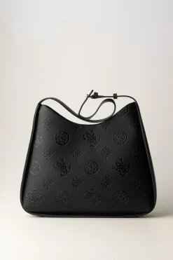 Guess Borsa a Mano Large Hobo KeandraBLACK LOGO