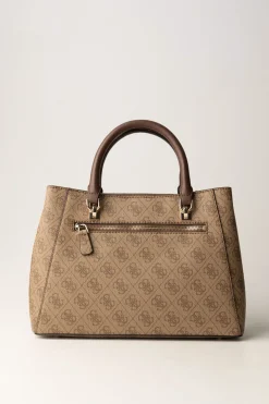 Guess Borsa a Mano Noreen con TracollaLATTE LOGO/BROWN