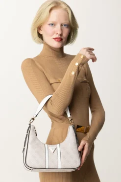 Guess Borsa a Spalla Noreen Top ZipDOVE LOGO