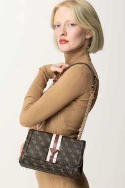 Guess Borsa Noreen con Tracolla a ScorrimentoBROWN LOGO
