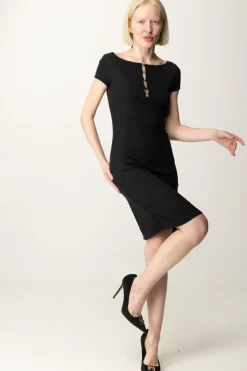 Guess Mini Abito Elis con Logo LetteringJET BLACK A996