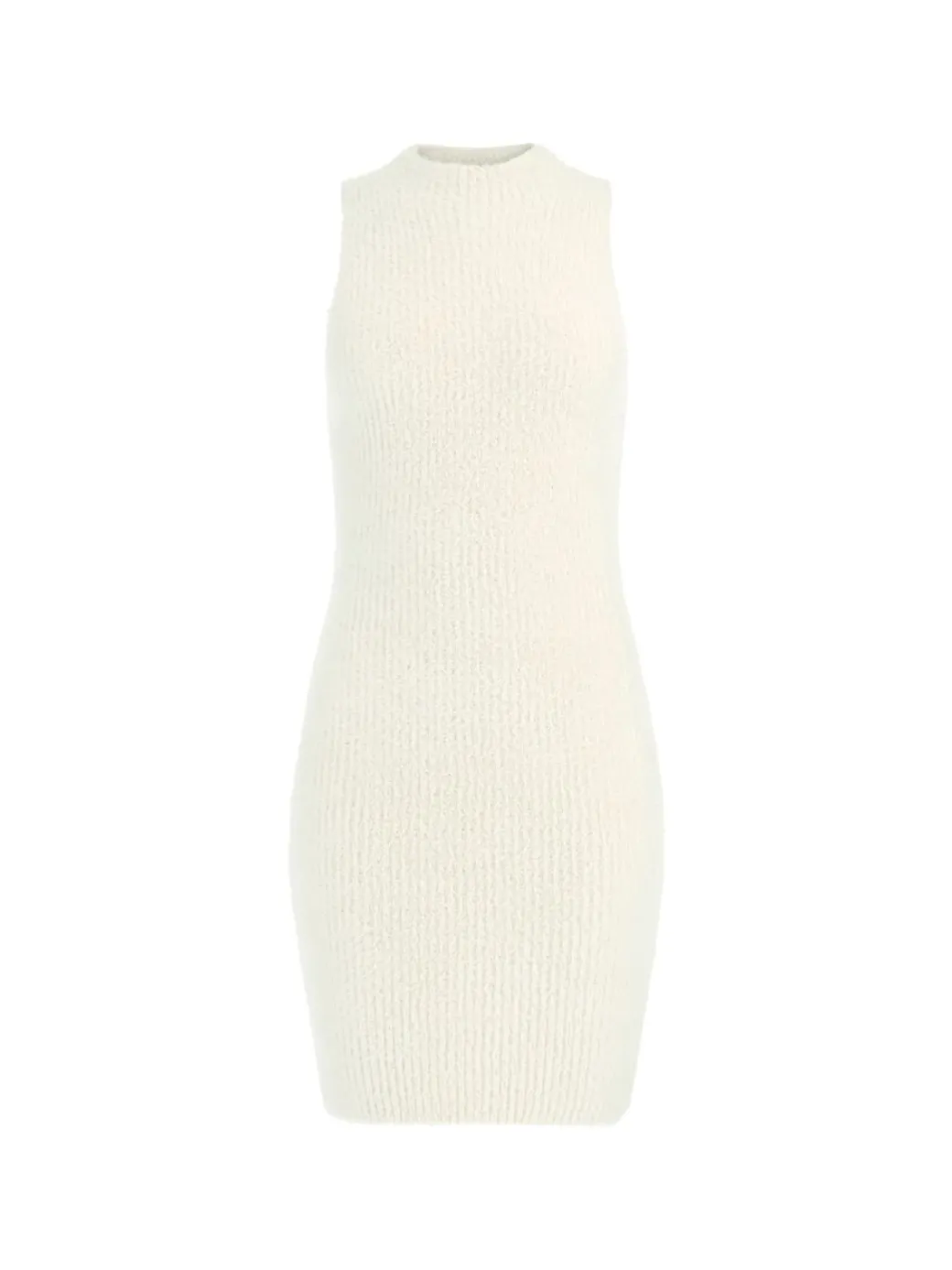 Guess Mini Abito In Maglia SmanicatoDOVE WHITE