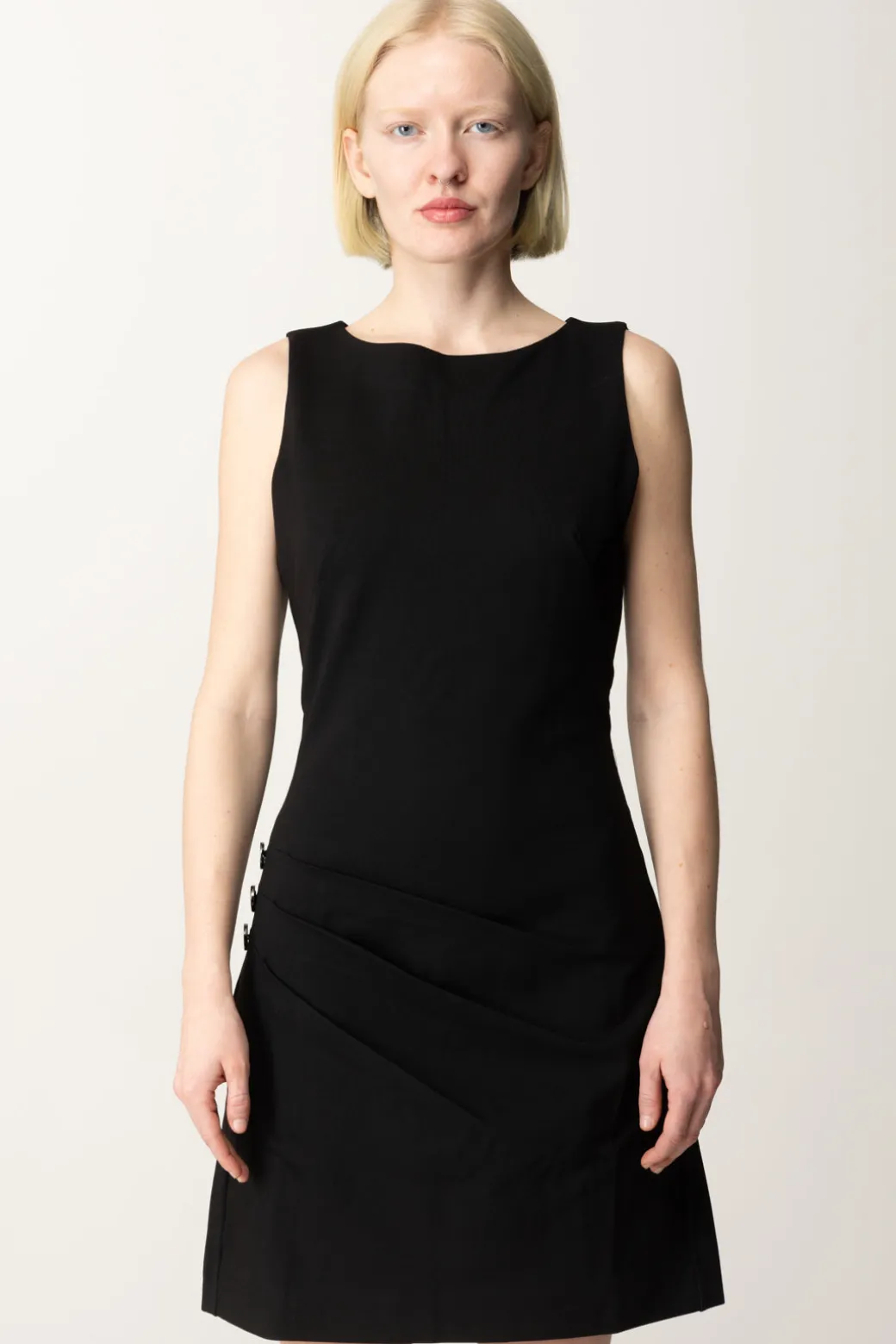 Guess Mini Abito Lena con DrapeggioJET BLACK A996