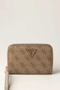 Guess Mini Portafoglio Laurel LogoLATTE LOGO