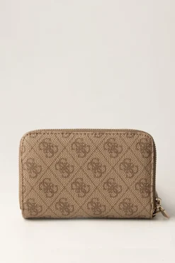 Guess Mini Portafoglio Laurel LogoLATTE LOGO