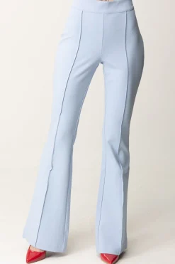 Guess Pantaloni Flared Evelina con PipingLIGHT BLUE LUXE