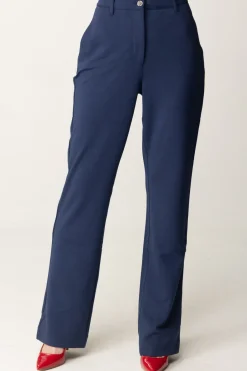 Guess Pantaloni Vita Alta ZoeMAGICIAN BLUE