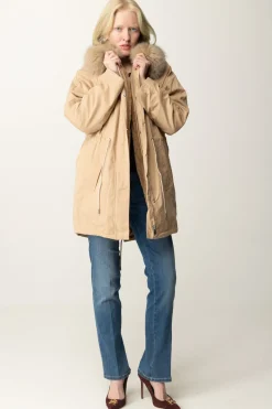 Guess Parka Lucie con PellicciaDESERT MUD
