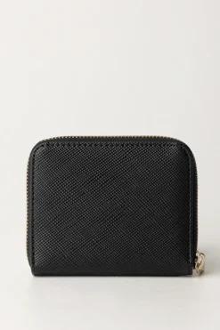 Guess Portafogli Zip-around Laurel PiccoloBLACK