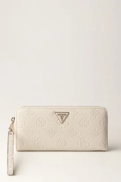 Guess Portafoglio Medium Cresidia con Logo PeoniaBONE