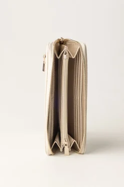 Guess Portafoglio Medium Cresidia con Logo PeoniaBONE