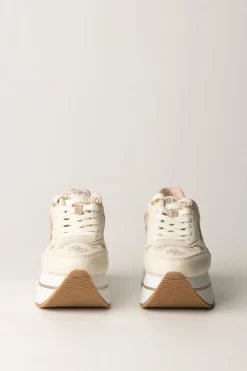 Guess Sneakers con Inserti Logati e PlatformMAUVE