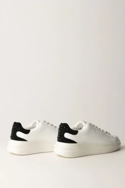 Guess Sneakers Elbina con StrassWHITE BLACK