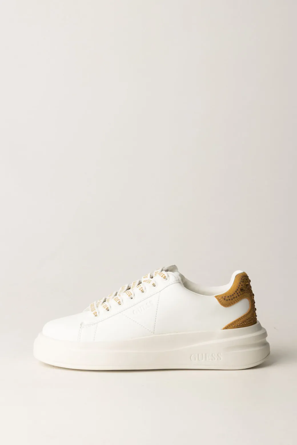 Guess Sneakers Elbina con StrassWHITE GOLD