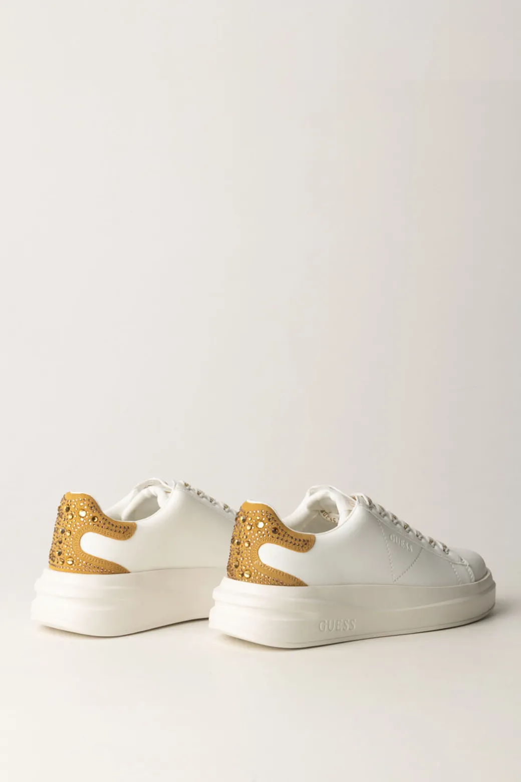 Guess Sneakers Elbina con StrassWHITE GOLD