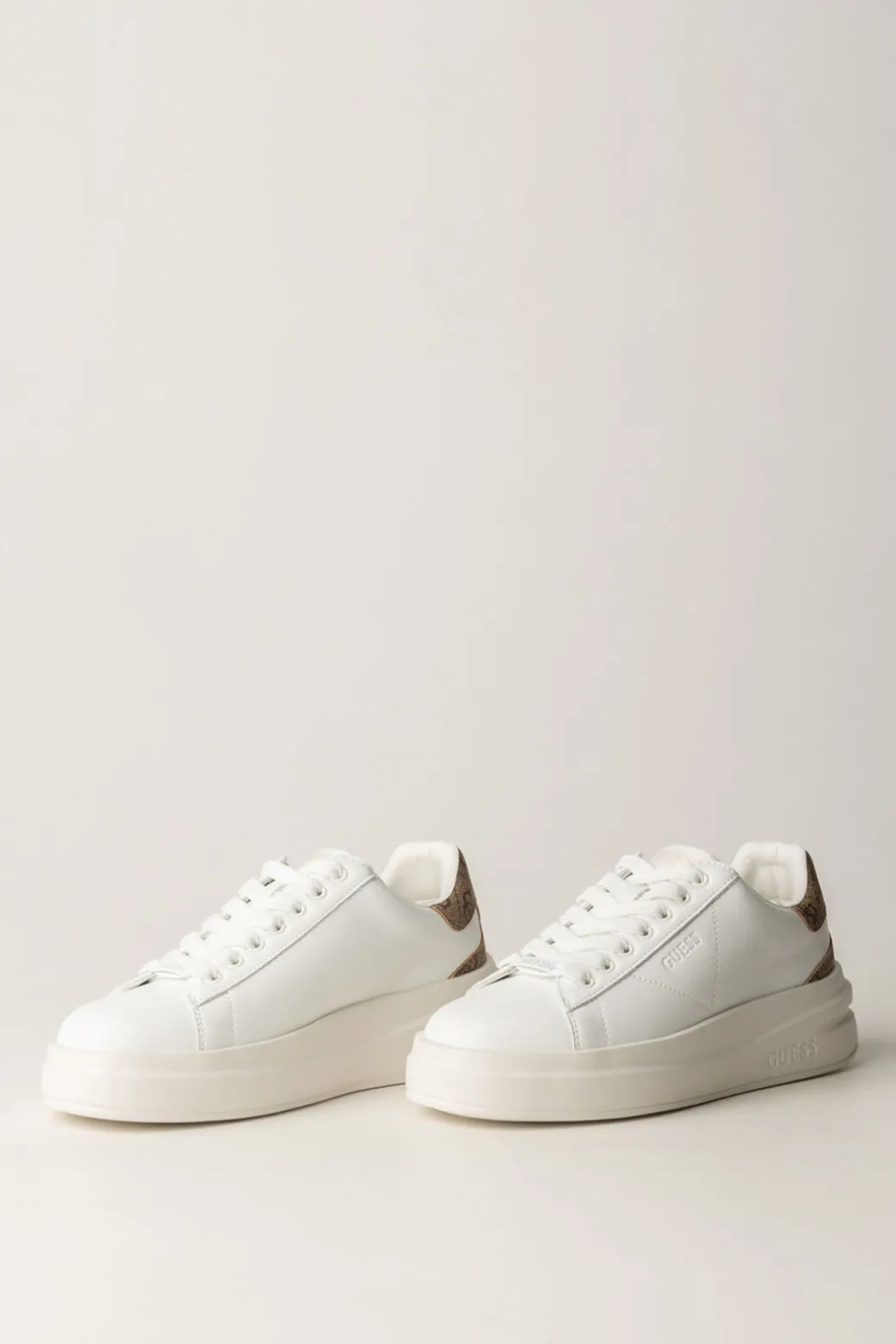 Guess Sneakers Elbina con Tallone LogatoWHITE BEIGE