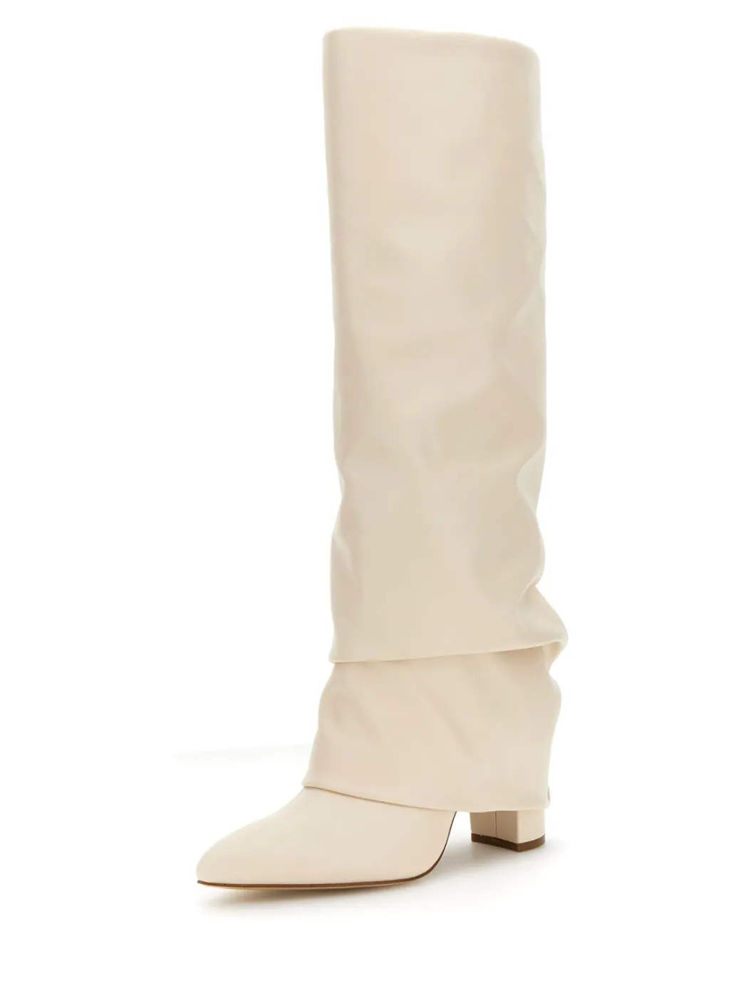 Guess Stivale Leima In Pelle SinteticaIVORY