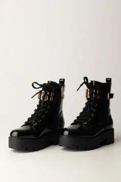Guess Stivaletti Vaires Effetto VerniceBLACK