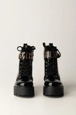 Guess Stivaletti Vaires Effetto VerniceBLACK
