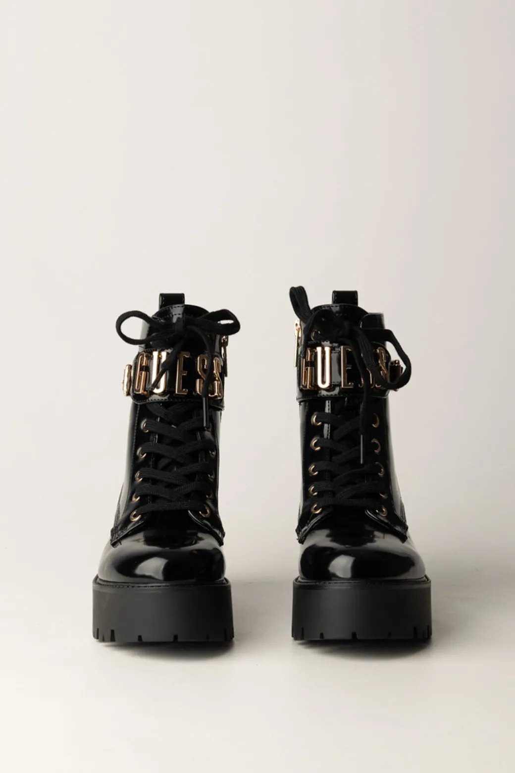 Guess Stivaletti Vaires Effetto VerniceBLACK