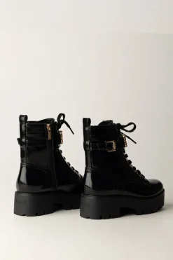 Guess Stivaletti Vaires Effetto VerniceBLACK
