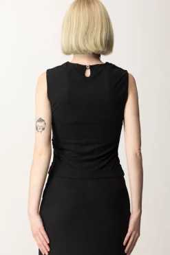 Guess Top Elis con DrappeggioJET BLACK A996