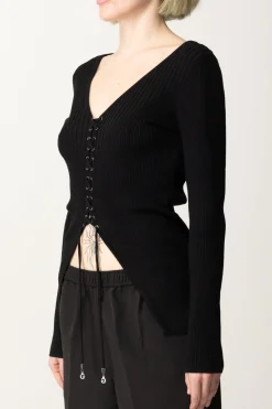 Guess Top Selene a CorsettoJET BLACK A996