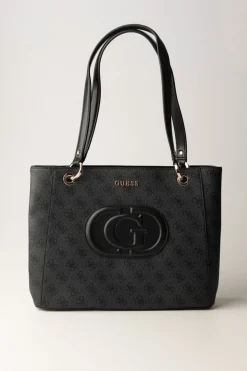Guess Tote Bag MiettaCOAL LOGO/BLACK