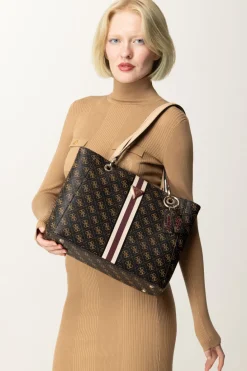 Guess Tote Bag NoelleBROWN LOGO