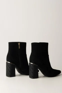 Guess Tronchetti Frenkie con Tacco LogatoBLACK