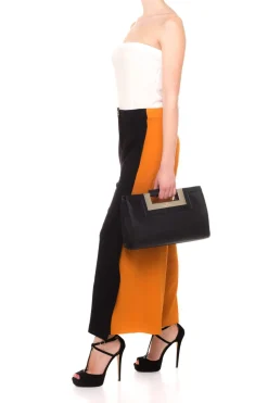 Jucca Jucca: Pantalone a Palazzo BicoloreNERO/TERRA