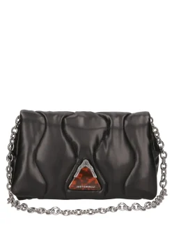 Just Cavalli Borsa a Spalla Grande Trapuntata con LogoBLACK