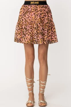 Just Cavalli Gonna con Stampa MaculataROSE