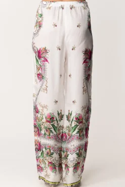 Just Cavalli Pantaloni Fluidi con StampaWHITE VARIANT