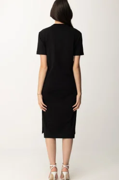 Karl Lagerfeld Abito Maxi T-shirt con StampaBLACK