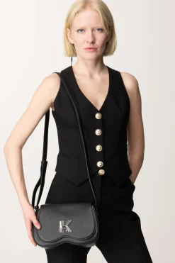 Karl Lagerfeld Borsa Mini Sunglass con LogoBLACK