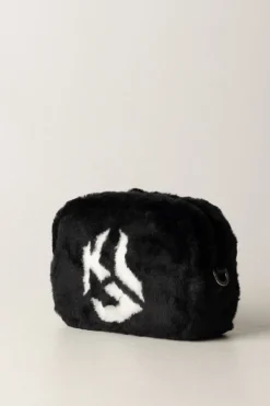 Karl Lagerfeld Camera Bag In Pelliccetta con LogoBLACK