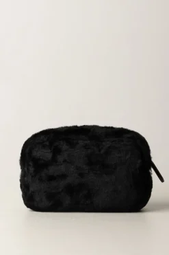 Karl Lagerfeld Camera Bag In Pelliccetta con LogoBLACK