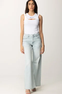 Karl Lagerfeld Canotta a CostineWHITE