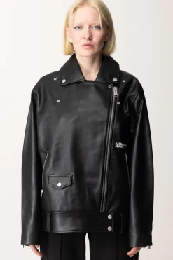 Karl Lagerfeld Giacca Biker con LogoBLACK