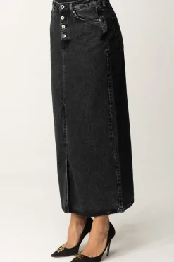 Karl Lagerfeld Gonna Midi In JeansWASHED WISER BLACK