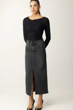 Karl Lagerfeld Top con ArricciaturaBLACK