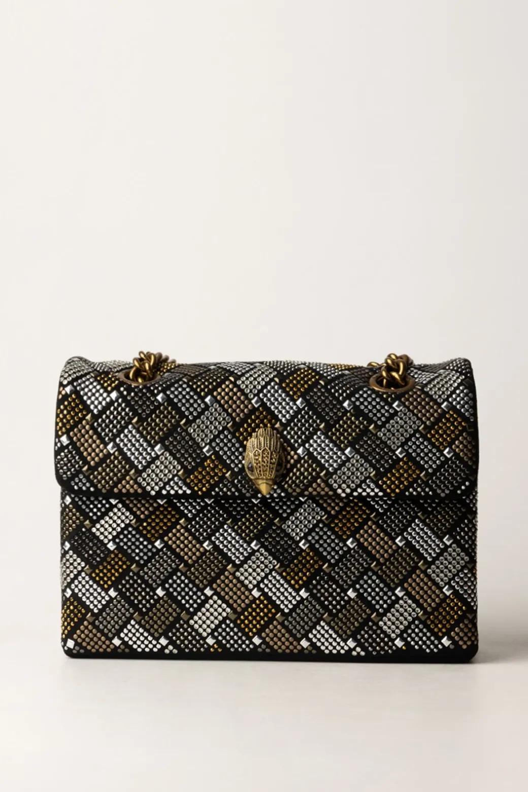 Kurt Geiger Borsa a Tracolla Media con BorchieBLACK/COMB