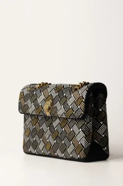 Kurt Geiger Borsa a Tracolla Media con BorchieBLACK/COMB