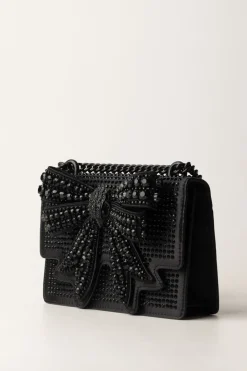 Kurt Geiger Borsa a Tracolla Bow ShoreditchBLACK