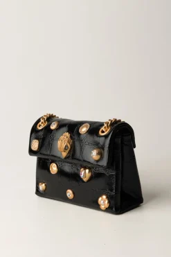 Kurt Geiger Mini Kensington Bag con Dettagli GioielloBLACK