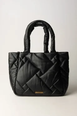 Kurt Geiger Shopper Kensington PuffBLACK