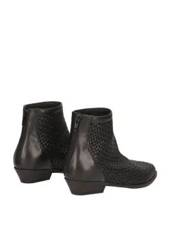 Lemare' Tronchetti con Tomaia IntrecciataNERO