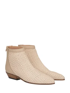 Lemare' Tronchetti con Tomaia IntrecciataSABBIA